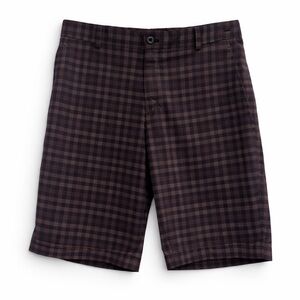 Nike Golf Dri-Fit Plaid Black/Gray Shorts, sz 34
